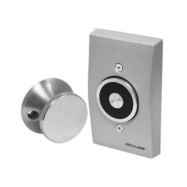Seco-Larm DH-171SQ Magnetic Door Holder w/BackBox Flush Mnt Holds 33LBS/15KG