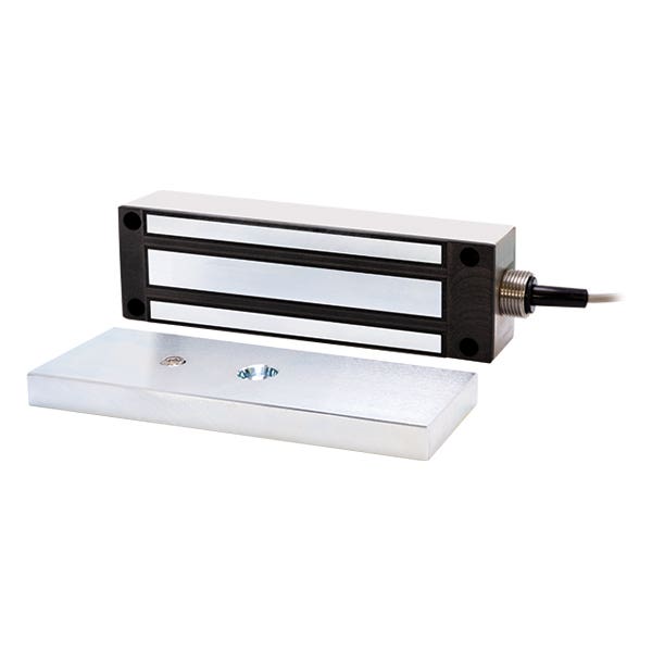 Seco-Larm E-942FC-1300 Electromag Gate Lock w 1200lb hold - 12 or 24 vdc - face mnt