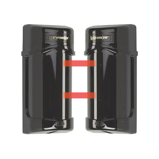 Seco-Larm E-960-D90Q Twin Photobeam with Laser Beam Alignment - 90ft Outdoors