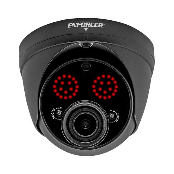 Seco-Larm EV-Y2501-AMGQ 5MP 4n1 IR Turret Camera-Gray 2.8-12mm VF Lens