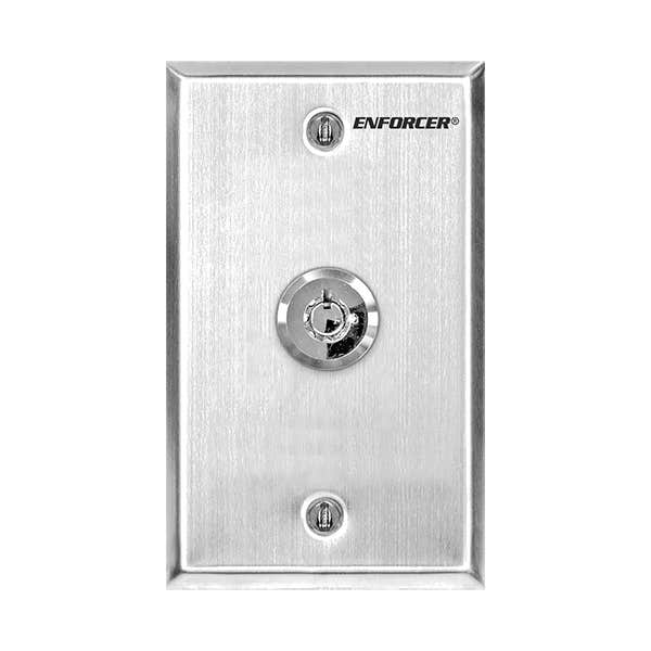 Seco-Larm SD-72002-V0 Key Switch Plates, Sing-Gang, N.C. Turn-to-Open, Shunt Keysw