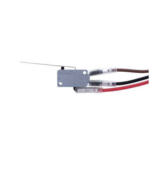 Electrical component with wires on a white background