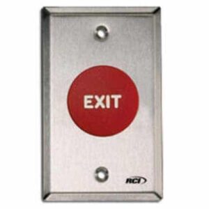 exit push button red