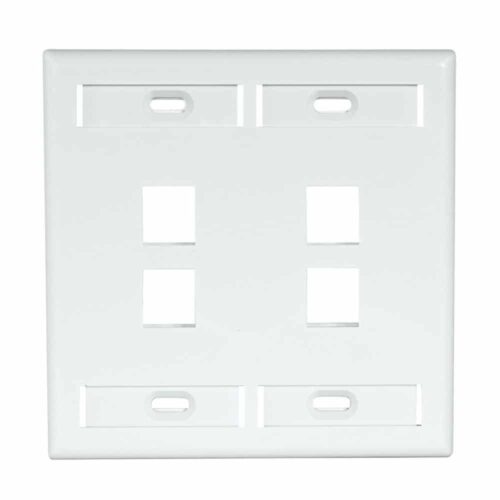 4 port wall plate