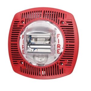 red speaker strobe