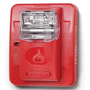 24vdc evacuation strobe red