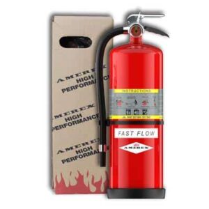 fast flow fire extinguisher