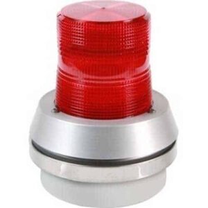 Red Incandescent Beacon with Horn