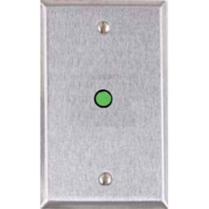 Remote Wall Plate 1/4" Green LED