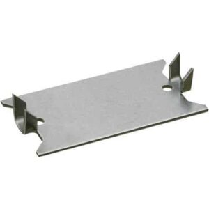 Arlington SP100 Steel Safety Plate, 1-1/2 x 3-1/4 in, Silver