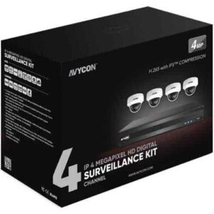 Avycon AVK-HN41V4-1T 4 Channel PoE 4K NVR Kit