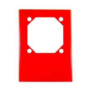 Eaton Wheelock RP-R Retrofit Plate, Red