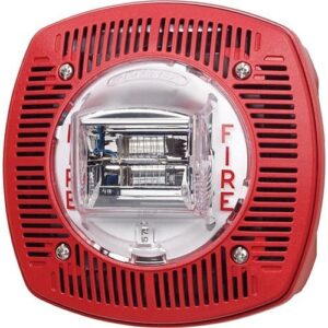 Gentex Outdoor 24vdc Red Speaker/Strobe