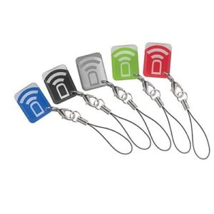 DSC MPT-8PK Mini Security System Prox Tags with Keychain Strap, 8-Pack, Multi