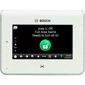 Bosch B942W Touchscreen Intrusion LCD Keypad, White