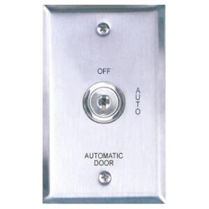 Key Switch with Stainless Steel Faceplate