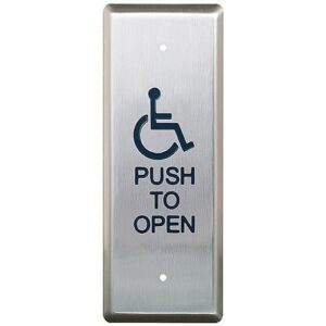 Narrow Push Plate Wheelchair Switch