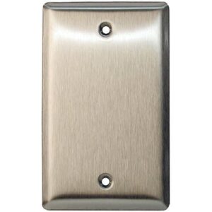 CM-34CP Single Gang Stainless Steel Cover Plate