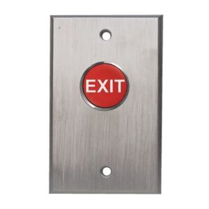 Spring Return Time Delay Red Exit Button