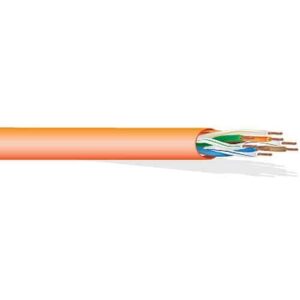 West Penn 4246EZWH1000 CAT6 Riser Cable, 23/4 Solid BCM, UTP, CMR, 1000' (304.8m) Reel, White