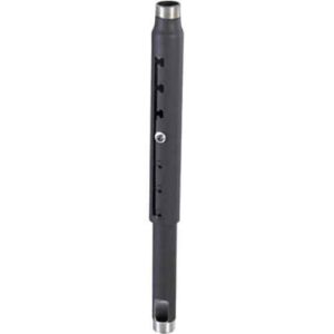Chief CMS0305 Speed-Connect 3-5' Adjustable Extension Column, 1.5" NPT on Both Ends, TAA Compliant, Black