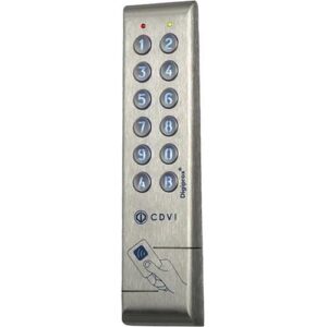 CDVI KCPROXWLC26 Keypad and Multi-Technology Wiegand Proximity Card Reader, 125 KHz