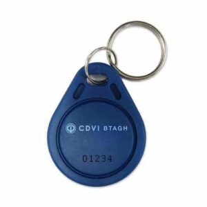 CDVI BTAGH25 Blue Key Ring HID Badge, 25-Pack