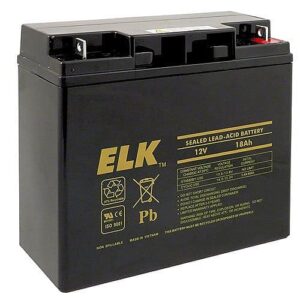 ELK-12180 Sealed Lead Acid Battery, 12V 18Ah