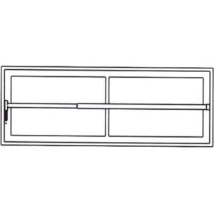GRI WB-30-42 Alarmed Window Bar, Fits Windows 30-42", No Cutting Required and Reinforced Extruded Aluminum