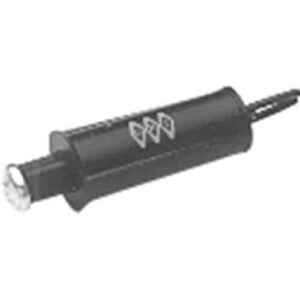 GRI PB-2020-W 3/8" Diameter Push Button Plunger Switch, 10W, 200VDC, 0.50A, Closed Loop, N/O, A, White