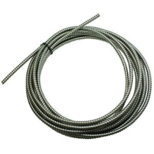 GRI 5702-25 25' Armored Cable, 3/16" ID, Stainless Steel