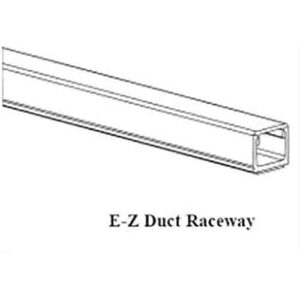GRI E-Z 38-W Easy Duct Raceway 3/8" X 6', 10-Pack, White