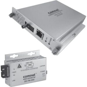 ComNet CNFE1003S2 Media Converter, SC Connector, Single Mode, 2 Fiber, 100Mbps