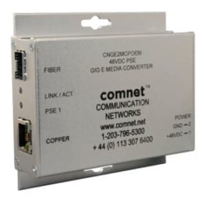 ComNet CNGE2MCM Small Size 2-Port, 1-Channel Ethernet Media Converter 10Mbps/100Mbps/1000Mbps