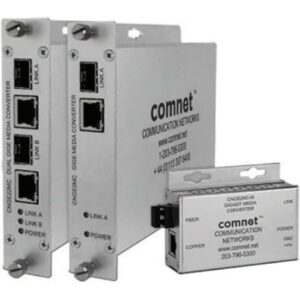 ComNet CNGE22MC 4-Port, 2-Channel Ethernet Media Converter, 10/100/1000 Mbps