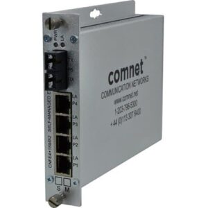 ComNet CNFE4+1SMSM2 Ethernet Self-Managed Switch, 10/100 4TX+1FX, MM