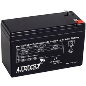 UltraTech IM-1272F2 12V, 7.0 Ah SLA Battery, F2 Terminal