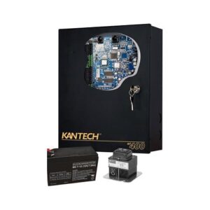 Kantech EK-400 Access Control Expansion Kit, 3-Piece, (1) KT-400 Controller, (1) TR1675 Transformer, (1) KT-BATT-12 Battery