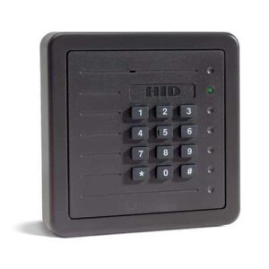 Kantech HID-PR5355KP HID ProxPro Reader with Integrated Keypad, KSF/26-bit Weigand, Gray