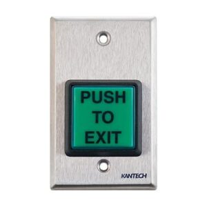 Kantech PB-EXIT Push-Button Exit Detector with Large Green Button