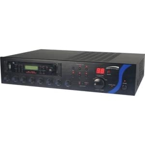 Speco PBM120AU 120W RMS PA Amplifier with Tuner, CD, and USB