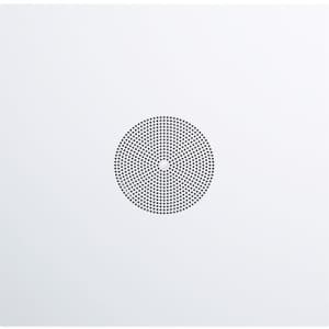 Speco G86TG2X2C 2 x 2' G86 Ceiling Tile Speaker with Volume Control Knob, White