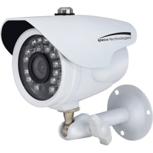 Speco CVC627MT 2MP HD-TVI Waterproof Color Marine IR Bullet Camera, 10′ Cable, 3.6mm Lens, White
