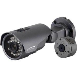 Speco HTB5TG 5MP HD-TVI IR Bullet Camera with Included Junction Box, 2.8mm Lens, TAA Compliant, Dark Gray