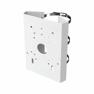Speco PMT1 Pole Mount for Bullet and Dome Cameras, White