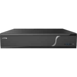 Speco N32NRE 32-Channel 4K H.265 NVR with Facial Recognition and Smart Analytics, 64TB HDD, Black