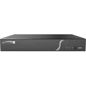 Speco N16NRE 4K 16-Channel H.265 NVR With Facial Recognition and Smart Analytics, 12TB HDD, Black