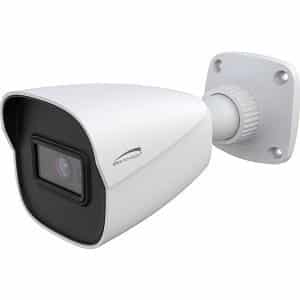 Speco O4VB1N 4MP WDR IR Bullet IP Camera, 2.8mm Fixed Lens, NDAA Compliant, White