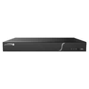 Speco N16NRD20TB 16-Channel Facial Recognition Network Video Recorder with Smart Analytics and Dual LAN Ports, 20TB