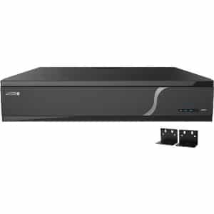 Speco N32NRE 32-Channel 4K H.265 NVR with Facial Recognition and Smart Analytics, 128TB HDD, Black